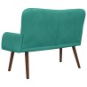 Sofa 2 places Turquoise 115 x 61 x 87 cm Velours (V) 581925581925