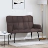 Sofa 2 places Marron foncé 115 x 61 x 87 cm Tissu 581926581926