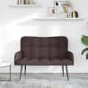 Sofa 2 places Marron foncé 115 x 61 x 87 cm Tissu 581926581926