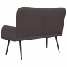 Sofa 2 places Marron foncé 115 x 61 x 87 cm Tissu 581926581926