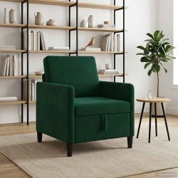 Sofa avec rangement Vert foncé 72 x 78 x 87 cm Polyester 581927581927
