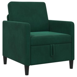 Sofa avec rangement Vert foncé 72 x 78 x 87 cm Polyester 581927581927