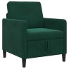 Sofa avec rangement Vert foncé 72 x 78 x 87 cm Polyester 581927581927