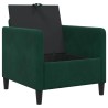 Sofa avec rangement Vert foncé 72 x 78 x 87 cm Polyester 581927581927