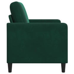 Sofa avec rangement Vert foncé 72 x 78 x 87 cm Polyester 581927581927