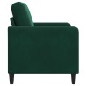 Sofa avec rangement Vert foncé 72 x 78 x 87 cm Polyester 581927581927