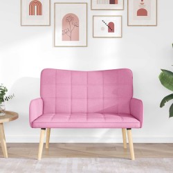 Sofa 2 places Rose 115 x 61 x 87 cm Tissu 581928581928