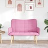 Sofa 2 places Rose 115 x 61 x 87 cm Tissu 581928581928