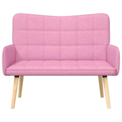 Sofa 2 places Rose 115 x 61 x 87 cm Tissu 581928581928