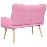Sofa 2 places Rose 115 x 61 x 87 cm Tissu 581928581928