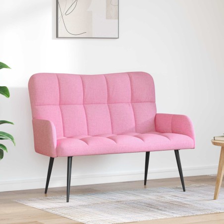 Sofa 2 places Rose 115 x 61 x 87 cm Tissu 581929581929