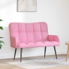 Sofa 2 places Rose 115 x 61 x 87 cm Tissu 581929581929