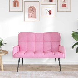 Sofa 2 places Rose 115 x 61 x 87 cm Tissu 581929581929