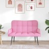 Sofa 2 places Rose 115 x 61 x 87 cm Tissu 581929581929
