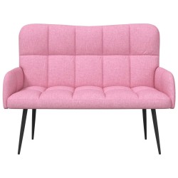 Sofa 2 places Rose 115 x 61 x 87 cm Tissu 581929581929