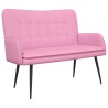 Sofa 2 places Rose 115 x 61 x 87 cm Tissu 581930581930
