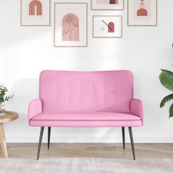 Sofa 2 places Rose 115 x 61 x 87 cm Tissu 581930581930