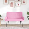 Sofa 2 places Rose 115 x 61 x 87 cm Tissu 581930581930
