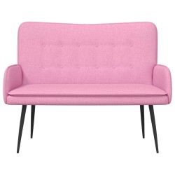 Sofa 2 places Rose 115 x 61 x 87 cm Tissu 581930581930