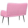 Sofa 2 places Rose 115 x 61 x 87 cm Tissu 581930581930