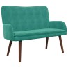 Sofa 2 places Turquoise 115 x 61 x 87 cm Velours (V) 581931581931