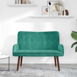 Sofa 2 places Turquoise 115 x 61 x 87 cm Velours (V) 581931581931
