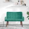 Sofa 2 places Turquoise 115 x 61 x 87 cm Velours (V) 581931581931