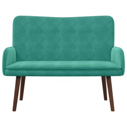 Sofa 2 places Turquoise 115 x 61 x 87 cm Velours (V) 581931581931