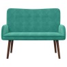 Sofa 2 places Turquoise 115 x 61 x 87 cm Velours (V) 581931581931