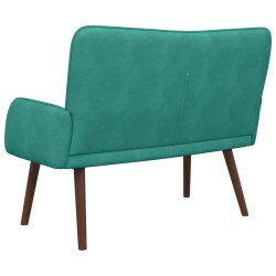 Sofa 2 places Turquoise 115 x 61 x 87 cm Velours (V) 581931581931