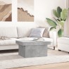 Table basse gris béton 100x55x40 cm bois d'ingénierie 581935581935