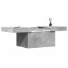 Table basse gris béton 100x55x40 cm bois d'ingénierie 581935581935