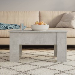 Table basse gris béton 79x49x41 cm bois d'ingénierie 581937581937