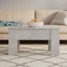 Table basse gris béton 79x49x41 cm bois d'ingénierie 581937581937