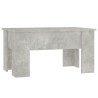 Table basse gris béton 79x49x41 cm bois d'ingénierie 581937581937
