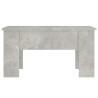 Table basse gris béton 79x49x41 cm bois d'ingénierie 581937581937