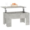 Table basse gris béton 79x49x41 cm bois d'ingénierie 581937581937