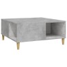Table basse gris béton 80x80x36,5 cm bois d'ingénierie 581938581938