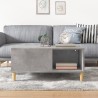 Table basse gris béton 80x80x36,5 cm bois d'ingénierie 581938581938