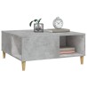Table basse gris béton 80x80x36,5 cm bois d'ingénierie 581938581938