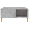 Table basse gris béton 80x80x36,5 cm bois d'ingénierie 581938581938