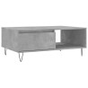 Table basse gris béton 90x60x35 cm bois d'ingénierie 581939581939