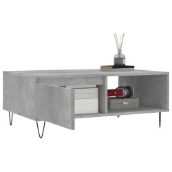 Table basse gris béton 90x60x35 cm bois d'ingénierie 581939581939