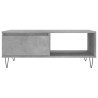 Table basse gris béton 90x60x35 cm bois d'ingénierie 581939581939