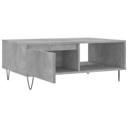Table basse gris béton 90x60x35 cm bois d'ingénierie 581939581939