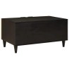 Table basse Noir et or 80 x 50 x 40 cm Bois d'ingénierie 581940581940