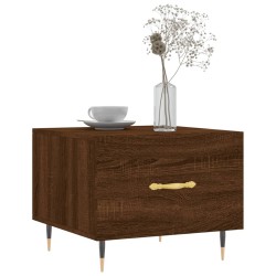 Table basse Chêne marron 50x50x40 cm Bois d'ingénierie 581943581943
