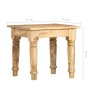 Table d'appoint 43 x 43 x 40 cm Bois de manguier massif 581944581944
