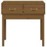 Table console Marron miel 76,5x40x75 cm Bois massif de pin 581945581945
