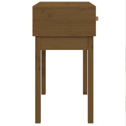 Table console Marron miel 76,5x40x75 cm Bois massif de pin 581945581945